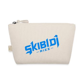 Skibidi Rizz blue - Organic Pouch - nature - Front