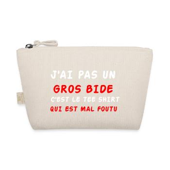 J'ai pas un gros bide - Trousse biologique - nature - Devant