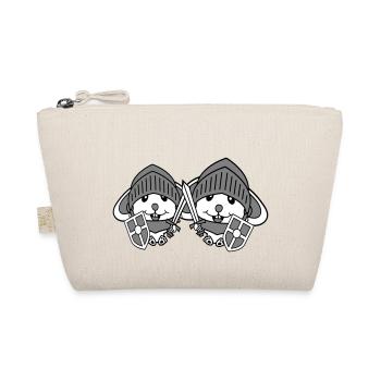 2 Bunnies Chevalier Épée Bouclier Armure Casque Héros - Trousse biologique - nature - Devant