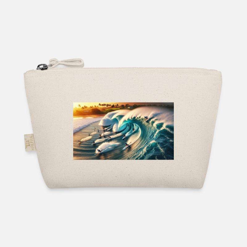 Pipelining surfers Organic Pouch