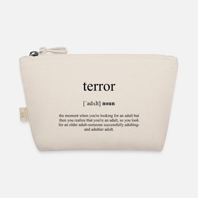 Terror Definition Dictionary Bio-Täschchen