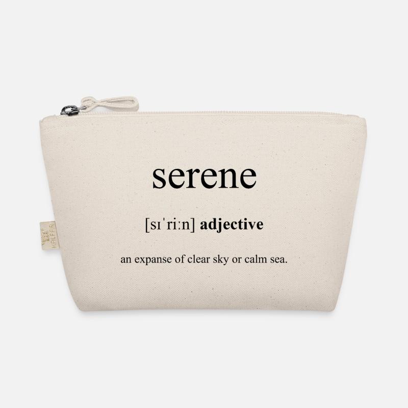 Serene Definition Dictionary - Bio-Täschchen - Natur