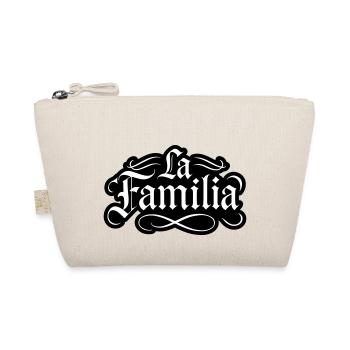 La Familia Spruch - Bio-Täschchen - Natur - Vorne