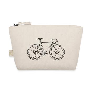 Filigranes Fahrrad - Bio-Täschchen - Natur - Vorne