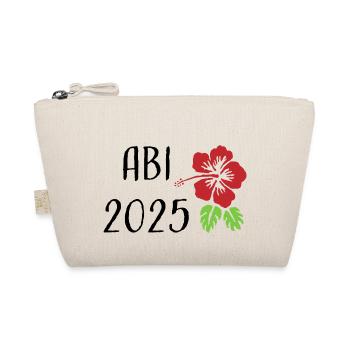 Tshirt ABI 2025 Abitur schwarz - Bio-Täschchen - Natur - Vorne