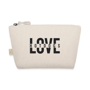 Love Hotdogs Fast Food Statement - Organic Pouch - nature - Front