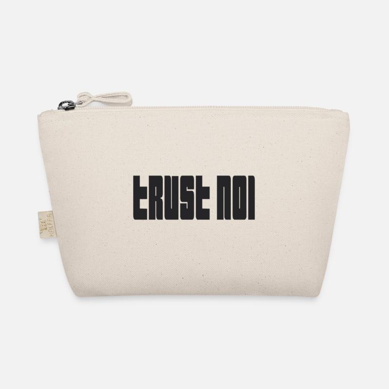 Trust No1 – Dark Statement Quote Organic Pouch