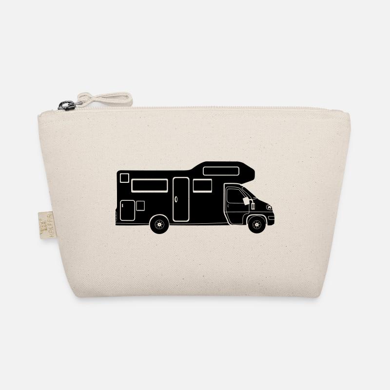 Motorhome silhouette – simple camping design Organic Pouch
