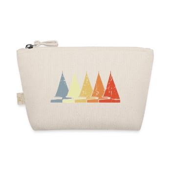 Sailboat Sketch - Organic Pouch - nature - Front