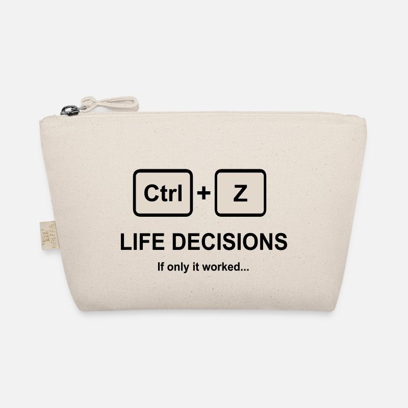 Ctrl + Z Life Decisions Organic Pouch