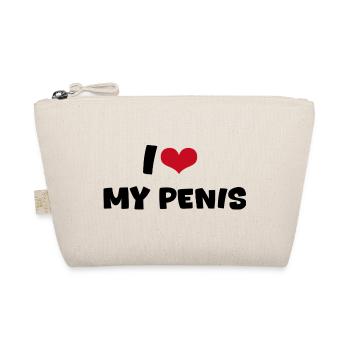 I love - Bio-Täschchen - Natur - Vorne