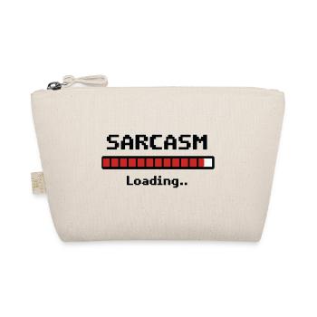 Sarcasm Loading Humor - Bio-Täschchen - Natur - Vorne