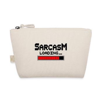 Sarcasm Loading Humor - Bio-Täschchen - Natur - Vorne