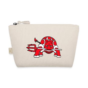 Tortue Diable Enfer Trident Mal Démon Cool - Trousse biologique - nature - Devant