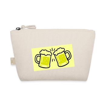 Bierglas Bier Symbol - Bio-Täschchen - Natur - Vorne