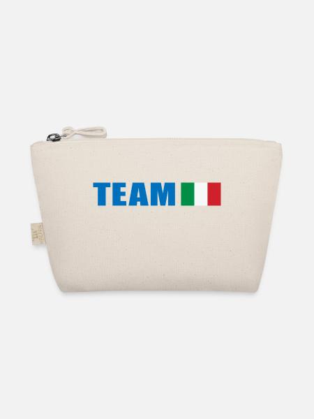 Support Team Italy - Organic Pouch - nature - Front