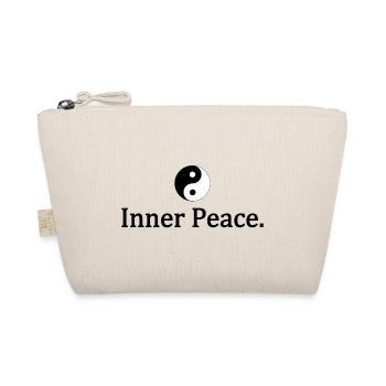 Yin und Yang Innerer Frieden Inner peace - Bio-Täschchen - Natur - Vorne