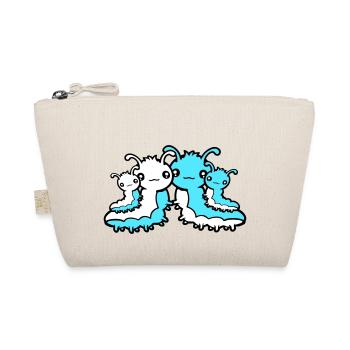 Chenille Famille Parents Maman Papa Enfants Frères et sœurs - Trousse biologique - nature - Devant