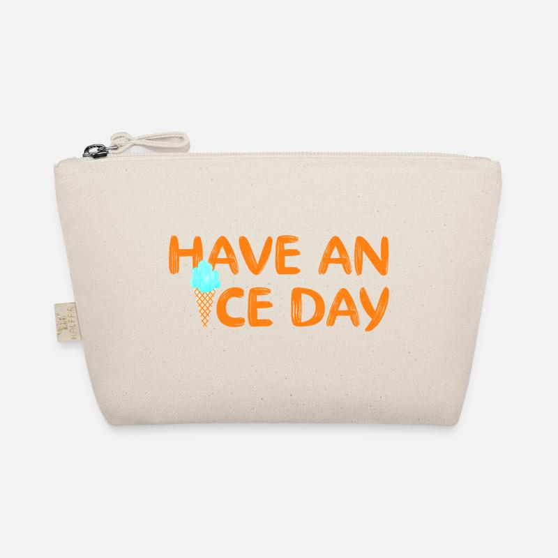 Have a nice Day Eis coole Sprüche Waffel Eiscreme Bio-Täschchen