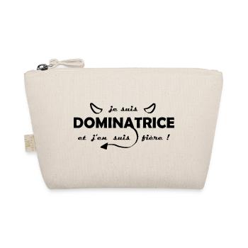 je suis dominatrice noir - Trousse biologique - nature - Devant