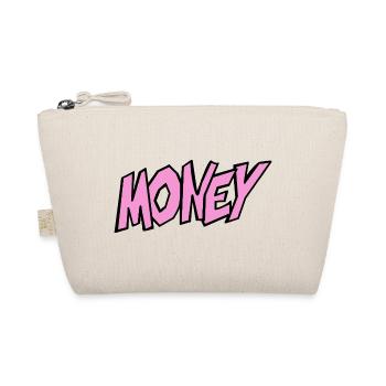 Illustration d’argent avec une typographie vive - Trousse biologique - nature - Devant