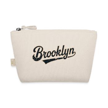 Brooklyn Vintage Script Logo - Trousse biologique - nature - Devant