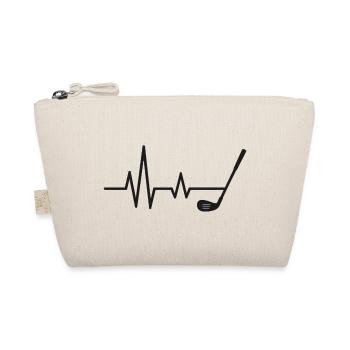 Conception de motif de golf Heartbeat - Trousse biologique - nature - Devant