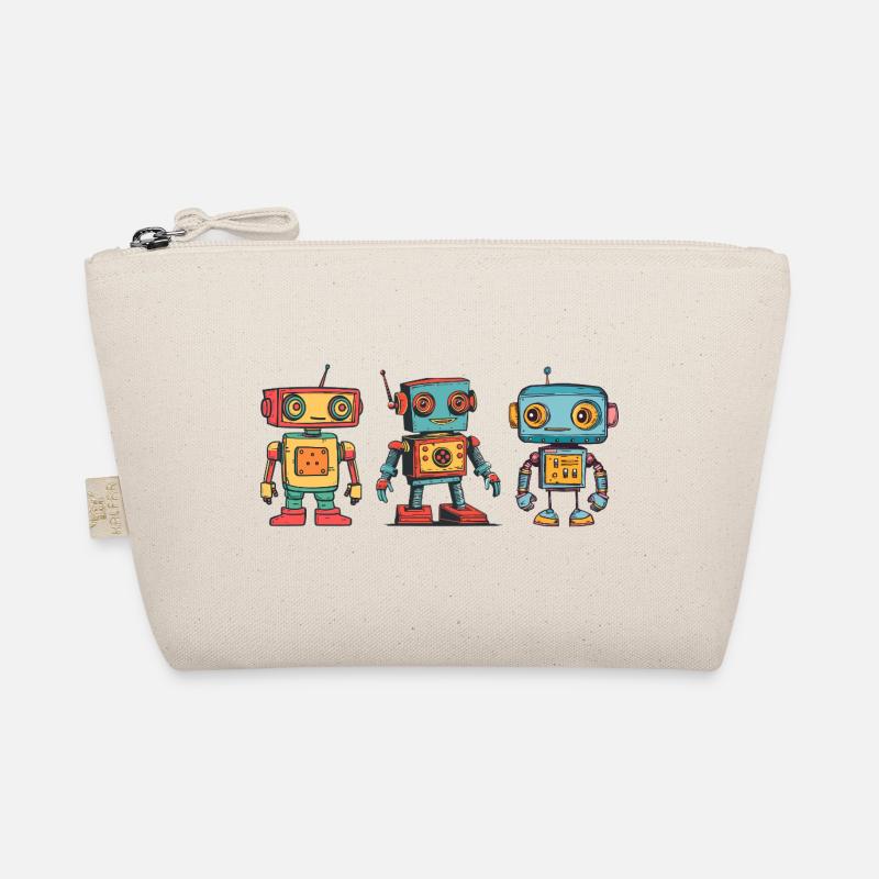 Illustration de robot rétro nostalgique Trousse biologique
