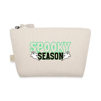 Spooky Season Ghosts Illustration - Organic Pouch - nature - Front