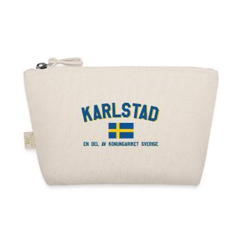 Karlstad Sweden Flag and Kingdom - Organic Pouch - nature - Front