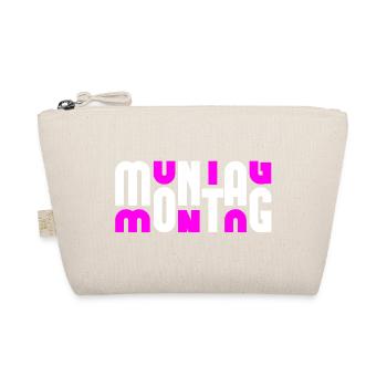 Monday White/Pink - Organic Pouch - nature - Front