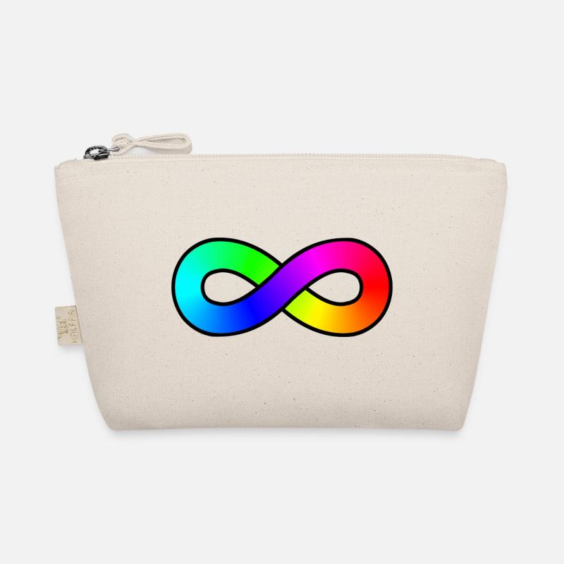 Autism Rainbow Infinity Organic Pouch