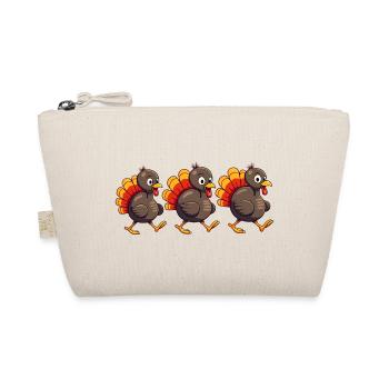 Thanksgiving Truthahn Baby - Bio-Täschchen - Natur - Vorne