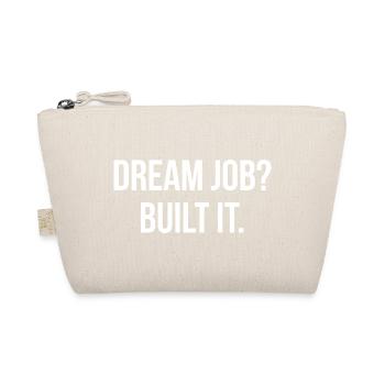DREAM JOB? BUILT IT. | Greyline Official - Bio-Täschchen - Natur - Vorne