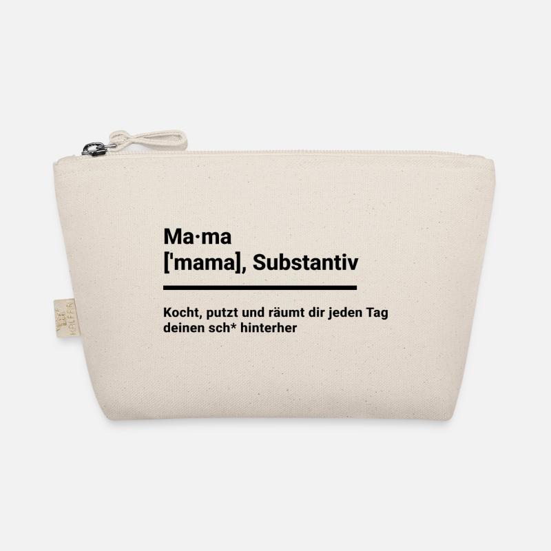 Geschenk Elternzeit Mutter Mütter Mama schlicht  Bio-Täschchen