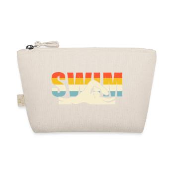 Schwimmen Wassersport Schwimmer Geschenke - Bio-Täschchen - Natur - Vorne