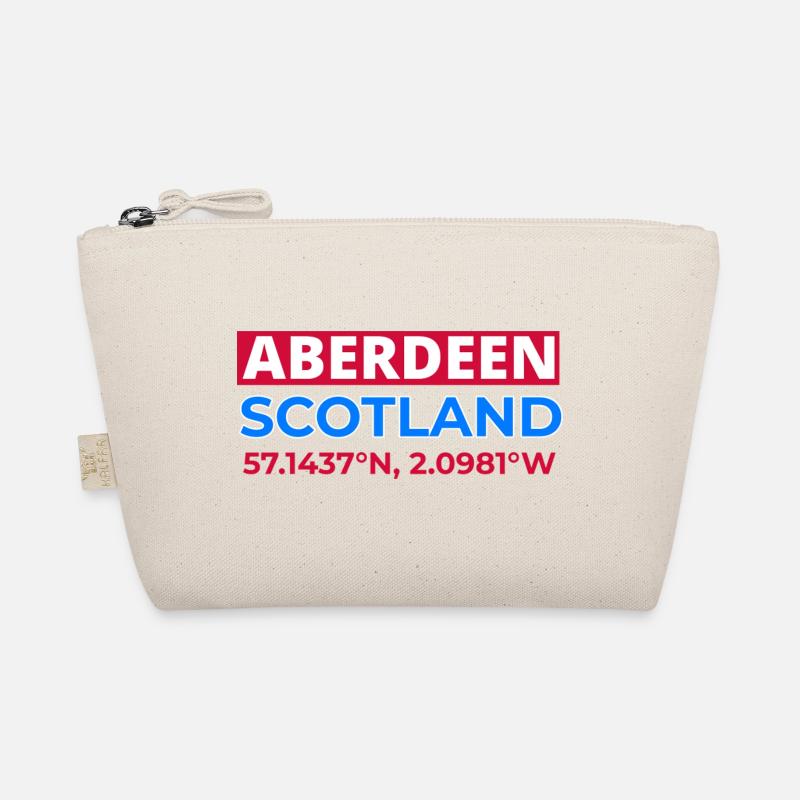 Aberdeen Scotland Coordinates Organic Pouch
