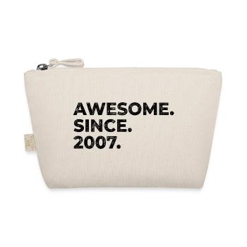 Awesome since 2007 | Birthday | Gift - Organic Pouch - nature - Front