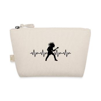 Rock Music ECG Heartbeat - Trousse biologique - nature - Devant