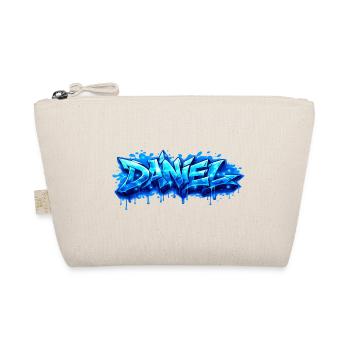 Graffiti  DANIEL Prénom cadeau idéal imprimable  - Trousse biologique - nature - Devant