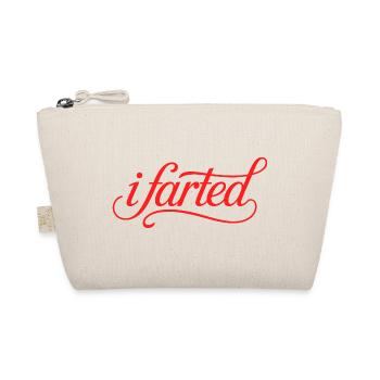 I farted - Funny Gen Alpha Logo - Organic Pouch - nature - Front