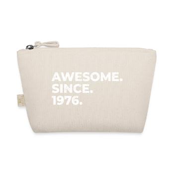 Awesome since 1976 | Birthday | Gift - Organic Pouch - nature - Front