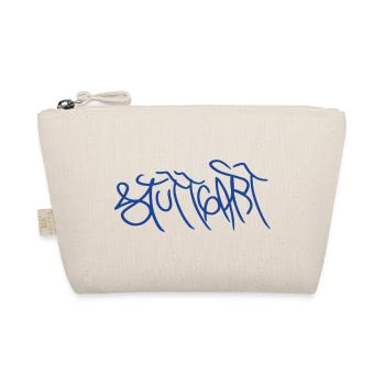Gift for real Stuttgarters - Organic Pouch - nature - Front