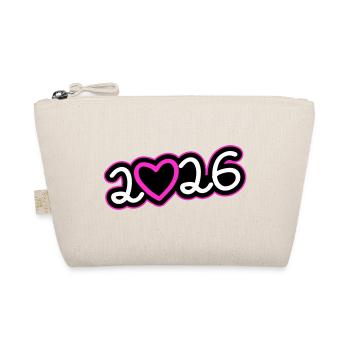 2026 Heart - Organic Pouch - nature - Front