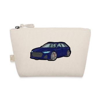 Silhouette de voiture de sport bleu minuit - Trousse biologique - nature - Devant