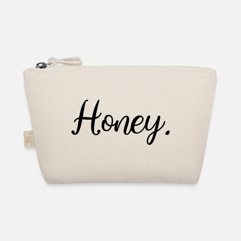 Frauen Herren Honig Honey Statement - Bio-Täschchen - Natur