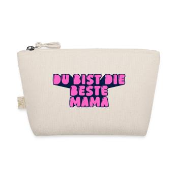 du bist die beste Mama - Bio-Täschchen - Natur - Vorne