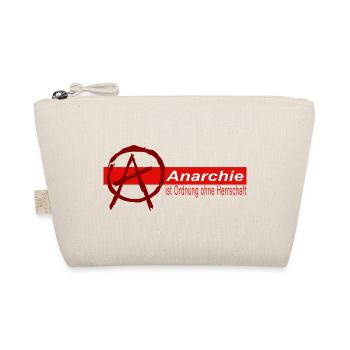 Anarchie ist Ordnung ohne Herrschaft (red) - Bio-Täschchen - Natur - Vorne