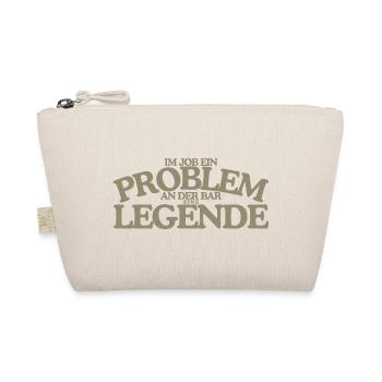 Job Problem Bar Legende Lustiges Retro Design - Bio-Täschchen - Natur - Vorne