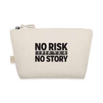 NO RISK NO STORY Sports Adventure Statement - Organic Pouch - nature - Front